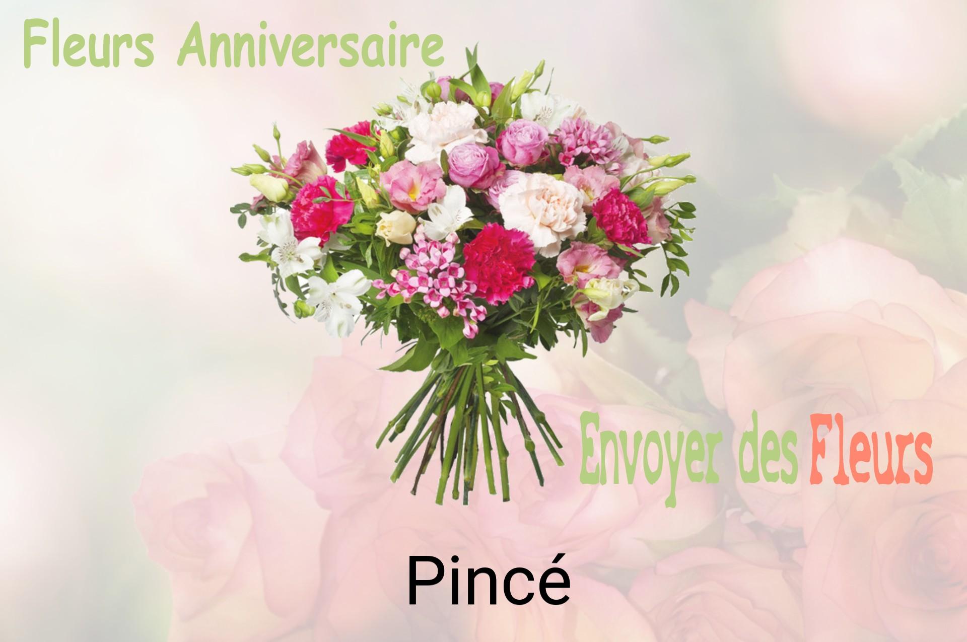 Bouquet de fleurs d’anniversaire livré à Pincé